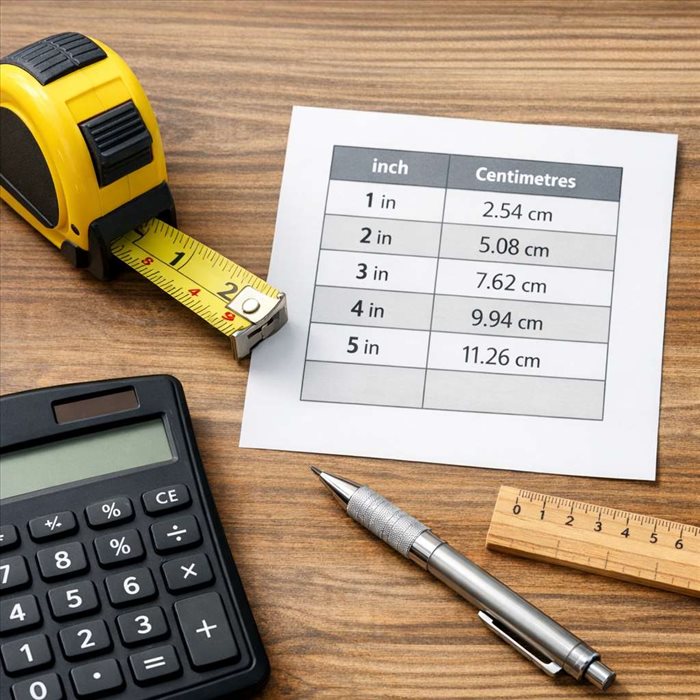 Convertir des inches en centimètres : guide simple et rapide