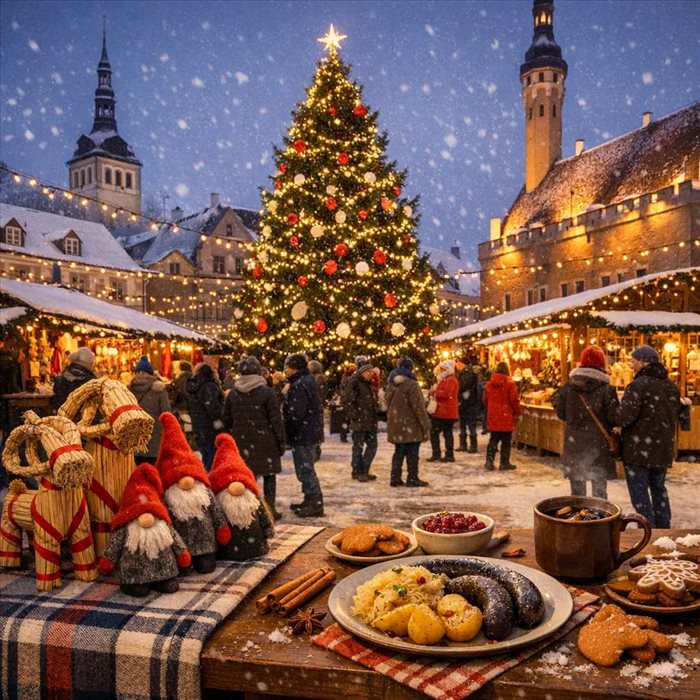Traditions de Noël en Estonie : coutumes, sapin et réveillon