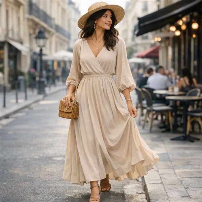 Comment porter une robe longue : conseils et looks réussis