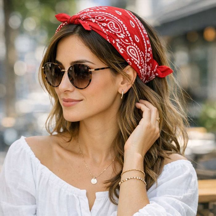 Comment porter un bandana femme ? Guide style et astuces